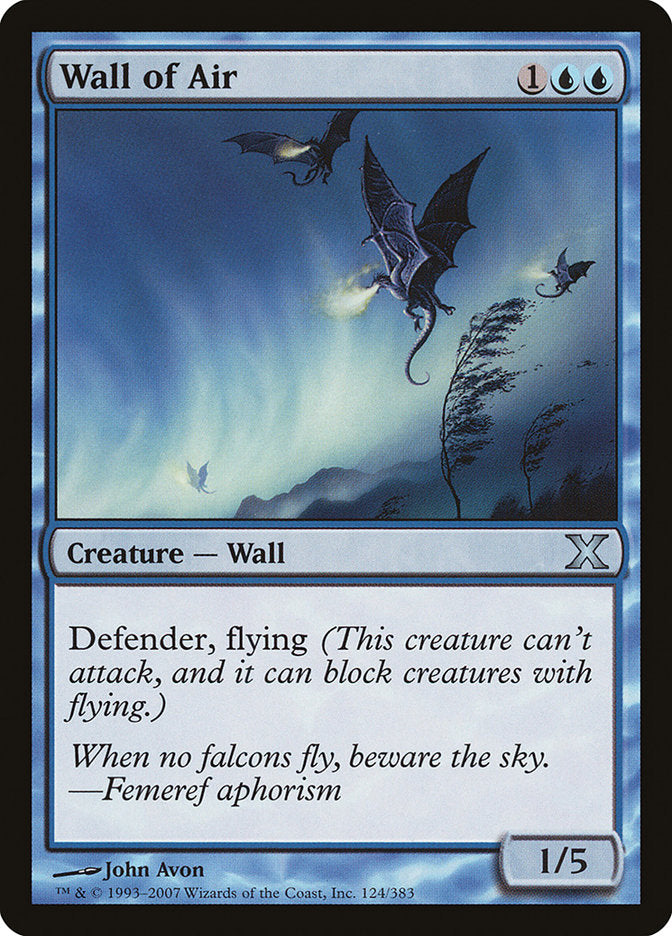 Wall of Air [Tenth Edition] | Jomio and Rueliete's Cards and Comics