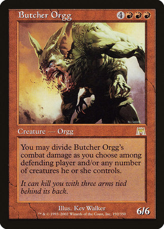 Butcher Orgg [Onslaught] | Jomio and Rueliete's Cards and Comics