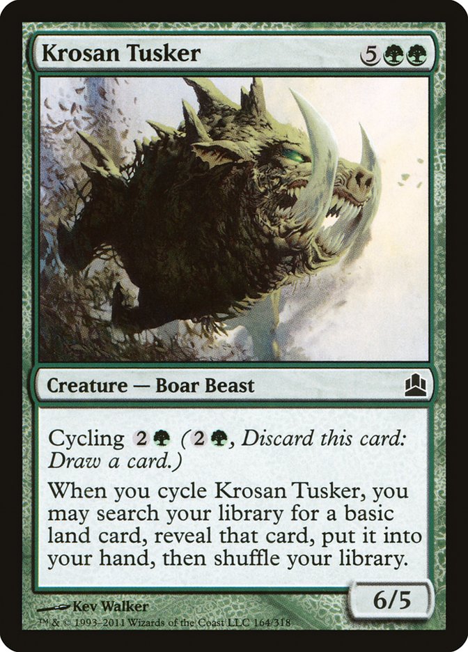Krosan Tusker [Commander 2011] | Jomio and Rueliete's Cards and Comics