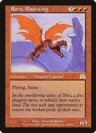 Rorix Bladewing [Onslaught] | Jomio and Rueliete's Cards and Comics
