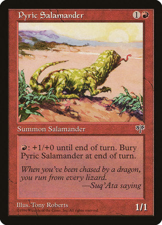 Pyric Salamander [Mirage] | Jomio and Rueliete's Cards and Comics