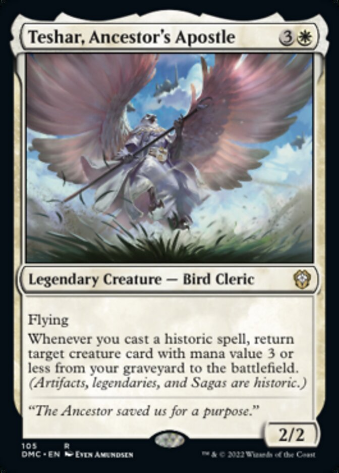 Teshar, Ancestor's Apostle [Dominaria United Commander] | Jomio and Rueliete's Cards and Comics