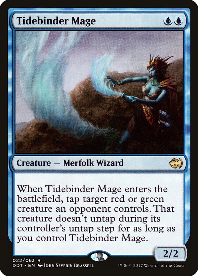 Tidebinder Mage [Duel Decks: Merfolk vs. Goblins] | Jomio and Rueliete's Cards and Comics