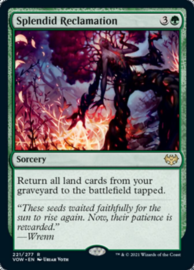 Splendid Reclamation [Innistrad: Crimson Vow] | Jomio and Rueliete's Cards and Comics