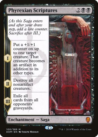 Phyrexian Scriptures [Dominaria] | Jomio and Rueliete's Cards and Comics