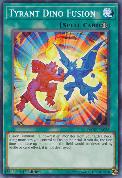 Tyrant Dino Fusion [DANE-EN053] Common | Jomio and Rueliete's Cards and Comics