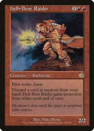 Hell-Bent Raider [Torment] | Jomio and Rueliete's Cards and Comics