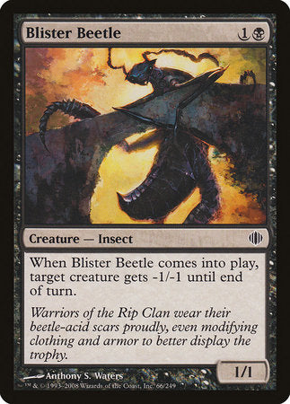 Blister Beetle [Shards of Alara] | Jomio and Rueliete's Cards and Comics