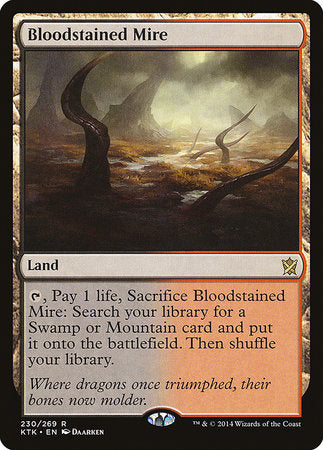 Bloodstained Mire [Khans of Tarkir] | Jomio and Rueliete's Cards and Comics