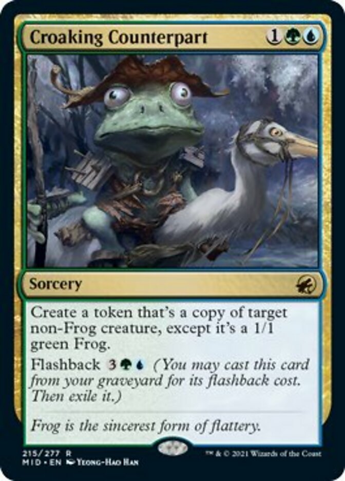 Croaking Counterpart [Innistrad: Midnight Hunt] | Jomio and Rueliete's Cards and Comics