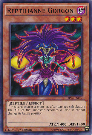 Reptilianne Gorgon [BP03-EN067] Common | Jomio and Rueliete's Cards and Comics