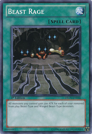 Beast Rage [DREV-EN056] Common | Jomio and Rueliete's Cards and Comics