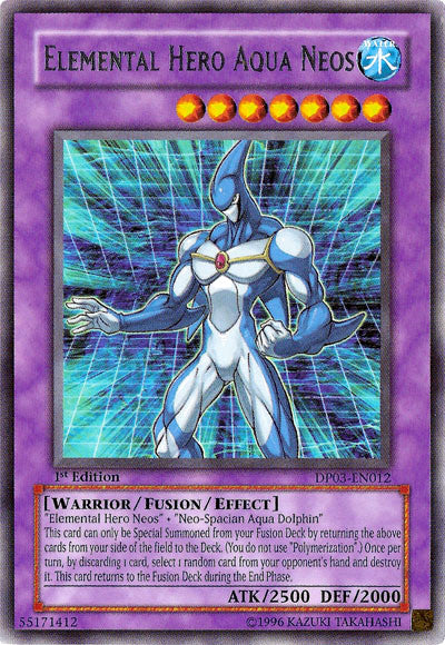 Elemental Hero Aqua Neos [DP03-EN012] Rare | Jomio and Rueliete's Cards and Comics