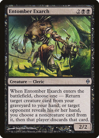 Entomber Exarch [New Phyrexia] | Jomio and Rueliete's Cards and Comics