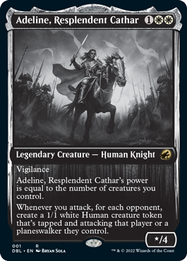 Adeline, Resplendent Cathar [Innistrad: Double Feature] | Jomio and Rueliete's Cards and Comics