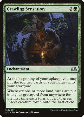 Crawling Sensation [Shadows over Innistrad] | Jomio and Rueliete's Cards and Comics