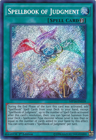 Spellbook of Judgment [MP14-EN039] Secret Rare | Jomio and Rueliete's Cards and Comics