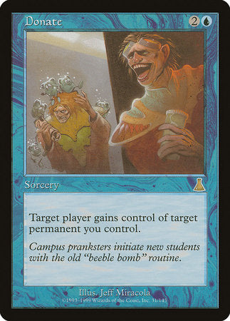 Donate [Urza's Destiny] | Jomio and Rueliete's Cards and Comics