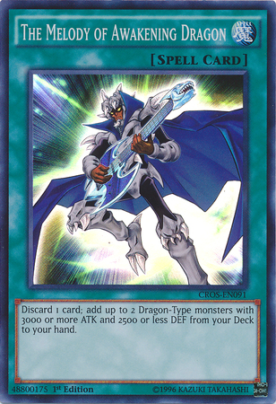 The Melody of Awakening Dragon [CROS-EN091] Super Rare | Jomio and Rueliete's Cards and Comics