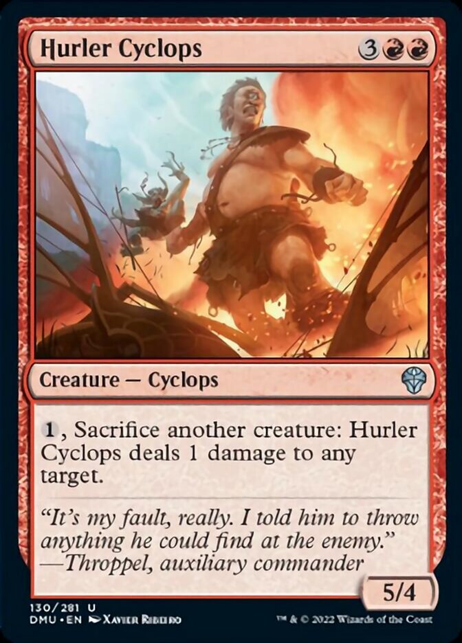 Hurler Cyclops [Dominaria United] | Jomio and Rueliete's Cards and Comics