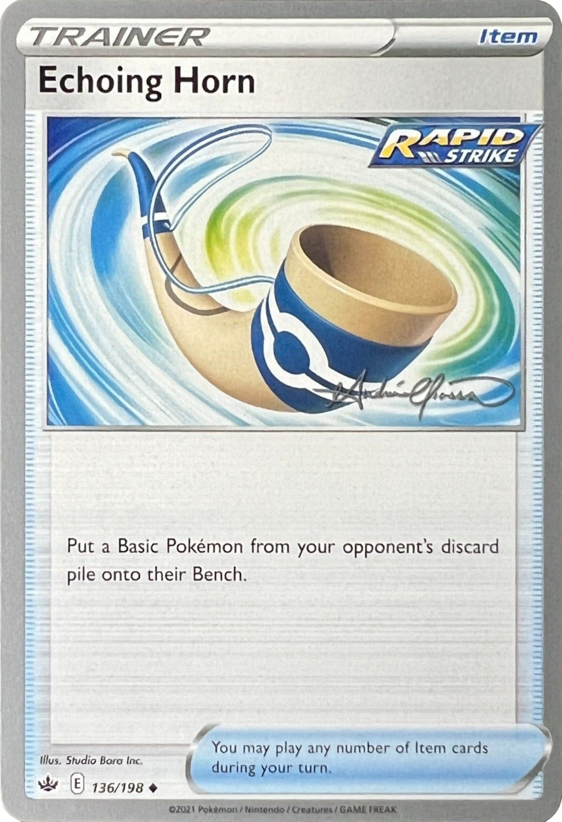 Echoing Horn (136/198) (The Shape of Mew - Andre Chiasson) [World Championships 2022] | Jomio and Rueliete's Cards and Comics