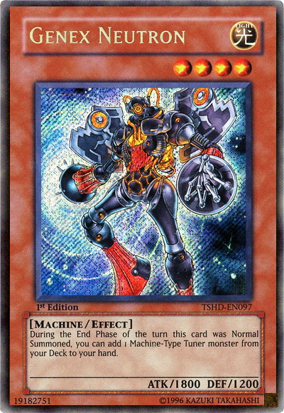 Genex Neutron [TSHD-EN097] Secret Rare | Jomio and Rueliete's Cards and Comics