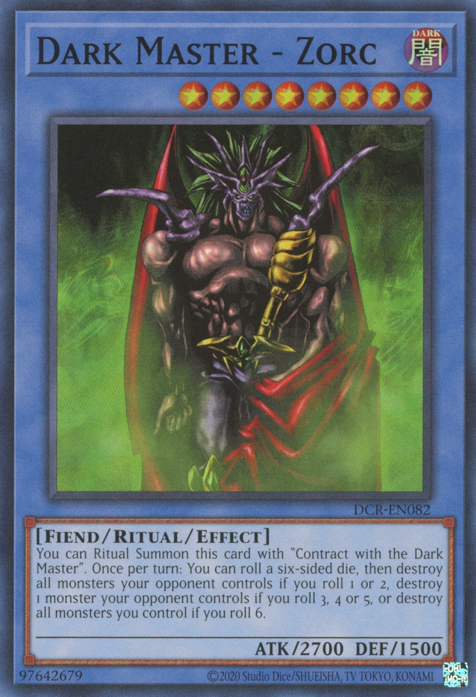 Dark Master - Zorc [DCR-EN082] Super Rare | Jomio and Rueliete's Cards and Comics