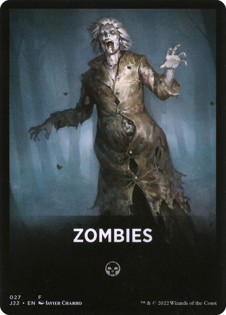 Zombies Theme Card [Jumpstart 2022 Front Cards] | Jomio and Rueliete's Cards and Comics