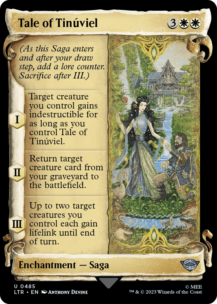Tale of Tinuviel [The Lord of the Rings: Tales of Middle-Earth Showcase Scrolls] | Jomio and Rueliete's Cards and Comics