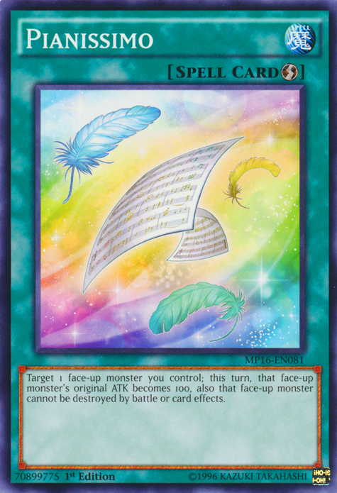Pianissimo [MP16-EN081] Common | Jomio and Rueliete's Cards and Comics