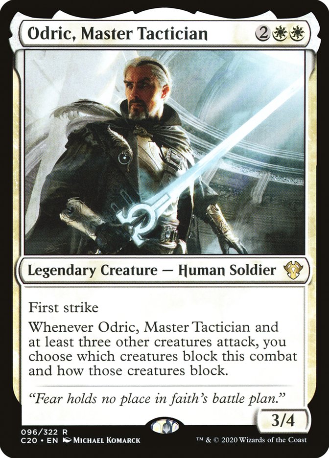 Odric, Master Tactician [Commander 2020] | Jomio and Rueliete's Cards and Comics