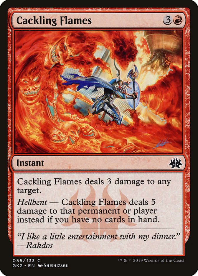 Cackling Flames [Ravnica Allegiance Guild Kit] | Jomio and Rueliete's Cards and Comics