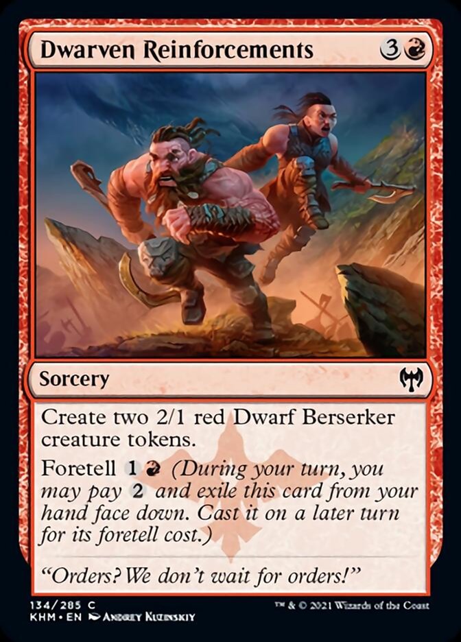 Dwarven Reinforcements [Kaldheim] | Jomio and Rueliete's Cards and Comics