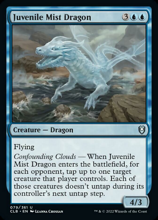 Juvenile Mist Dragon [Commander Legends: Battle for Baldur's Gate] | Jomio and Rueliete's Cards and Comics