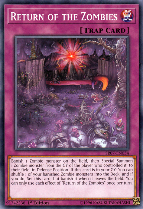 Return of the Zombies [SR07-EN034] Common | Jomio and Rueliete's Cards and Comics