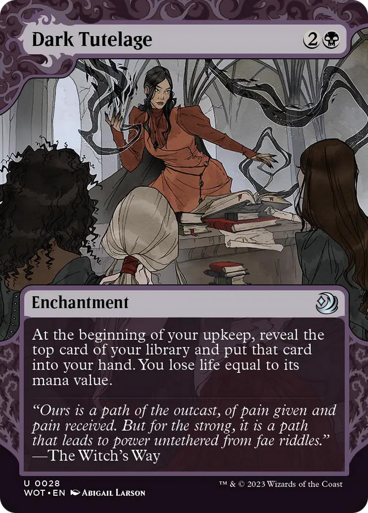 Dark Tutelage [Wilds of Eldraine: Enchanting Tales] | Jomio and Rueliete's Cards and Comics
