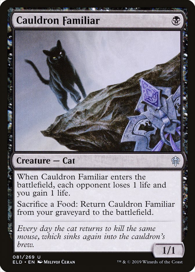 Cauldron Familiar [Throne of Eldraine] | Jomio and Rueliete's Cards and Comics