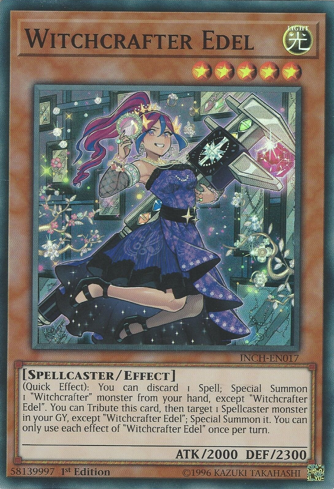 Witchcrafter Edel [INCH-EN017] Super Rare | Jomio and Rueliete's Cards and Comics