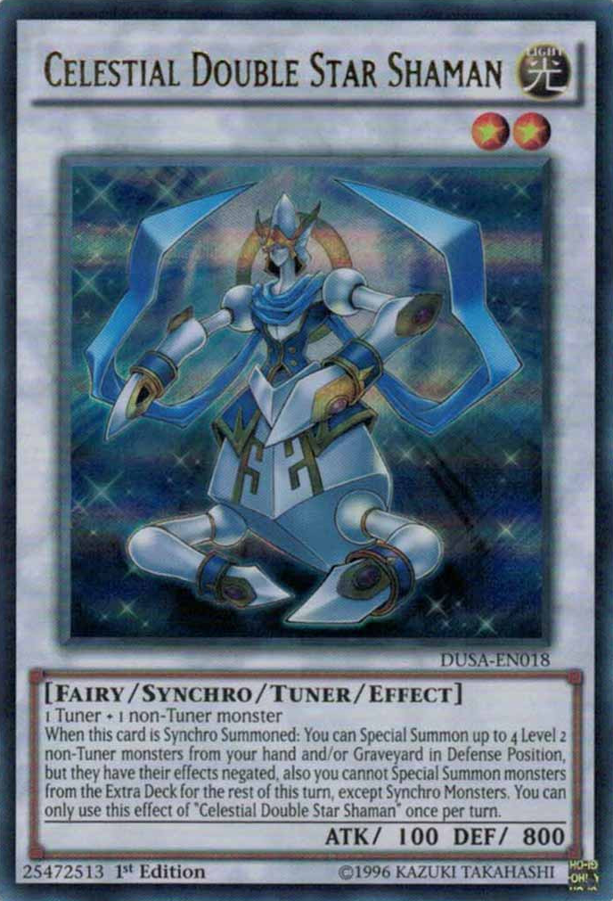 Celestial Double Star Shaman [DUSA-EN018] Ultra Rare | Jomio and Rueliete's Cards and Comics