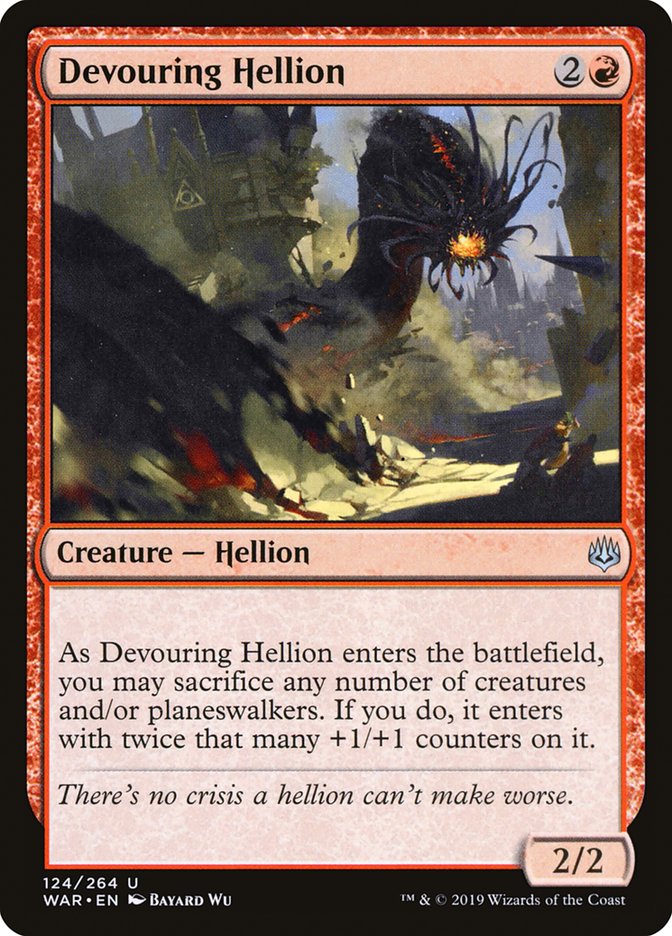 Devouring Hellion [War of the Spark] | Jomio and Rueliete's Cards and Comics