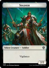 Soldier (008) // Angel Double-Sided Token [Phyrexia: All Will Be One Commander Tokens] | Jomio and Rueliete's Cards and Comics