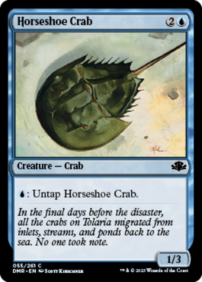 Horseshoe Crab [Dominaria Remastered] | Jomio and Rueliete's Cards and Comics