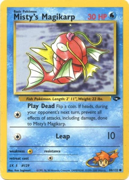 Misty's Magikarp (88/132) [Gym Challenge Unlimited] | Jomio and Rueliete's Cards and Comics