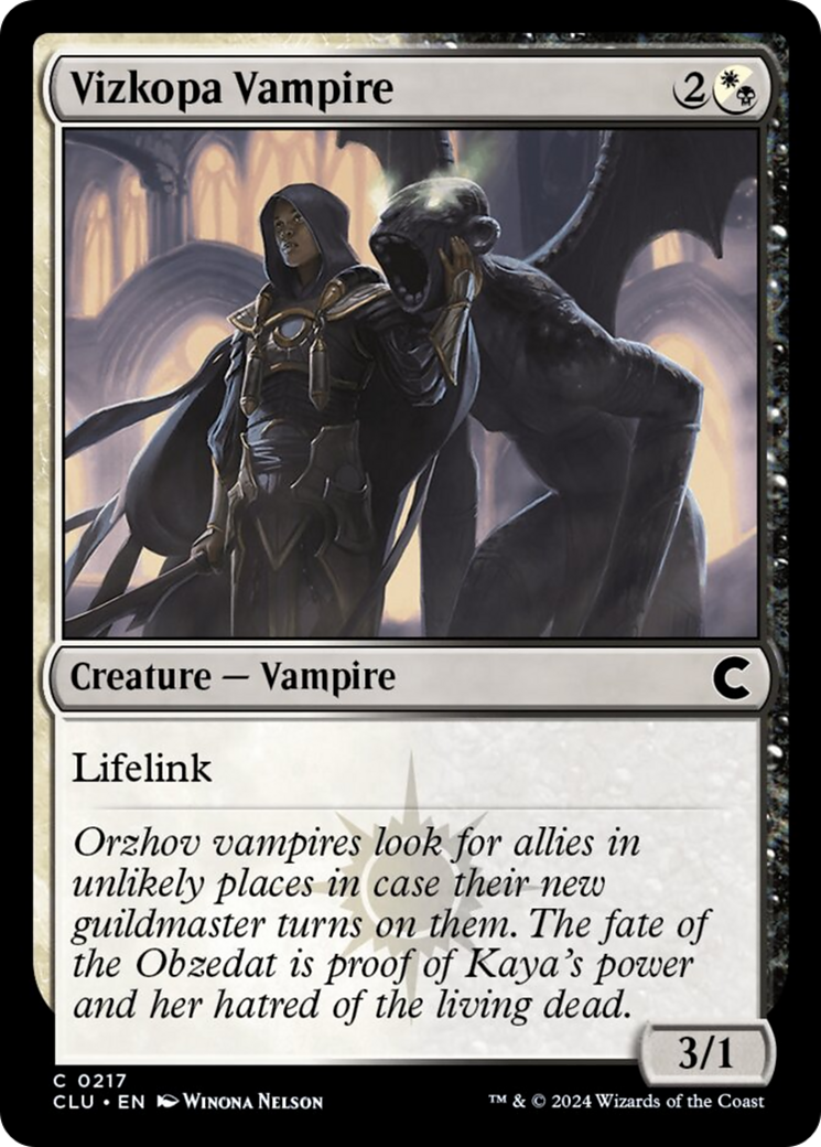 Vizkopa Vampire [Ravnica: Clue Edition] | Jomio and Rueliete's Cards and Comics
