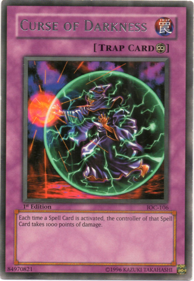 Curse of Darkness [IOC-106] Rare | Jomio and Rueliete's Cards and Comics