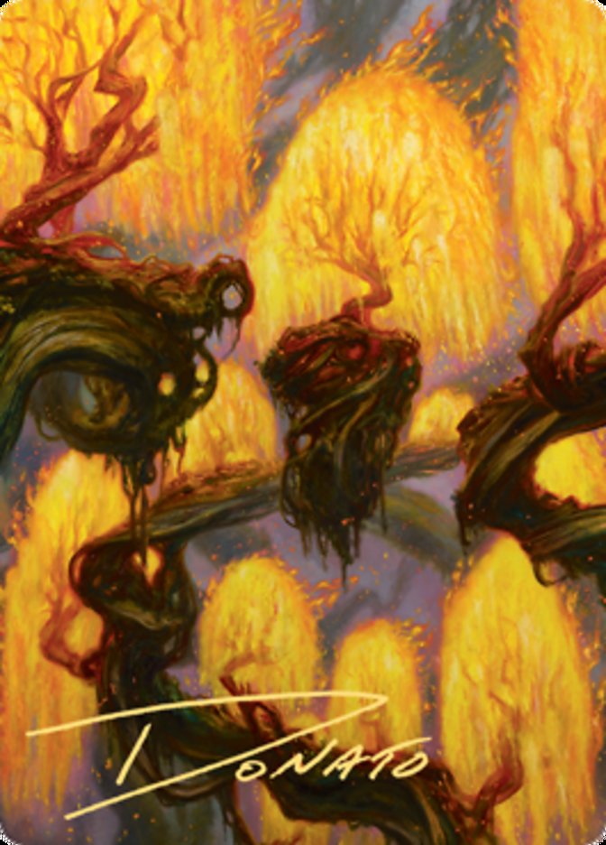 Grove of the Burnwillows Art Card (Gold-Stamped Signature) [Zendikar Rising Art Series] | Jomio and Rueliete's Cards and Comics