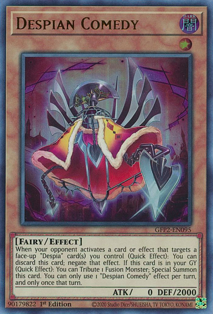 Despian Comedy [GFP2-EN095] Ultra Rare | Jomio and Rueliete's Cards and Comics