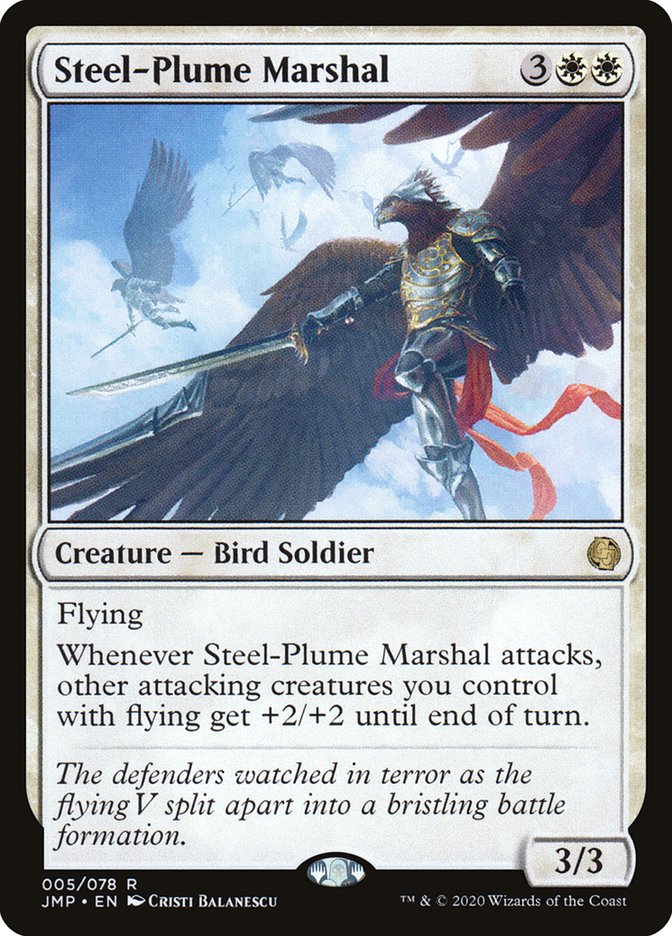 Steel-Plume Marshal [Jumpstart] | Jomio and Rueliete's Cards and Comics