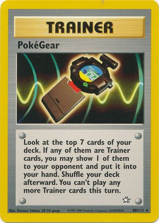 PokeGear (88/111) [Neo Genesis Unlimited] | Jomio and Rueliete's Cards and Comics
