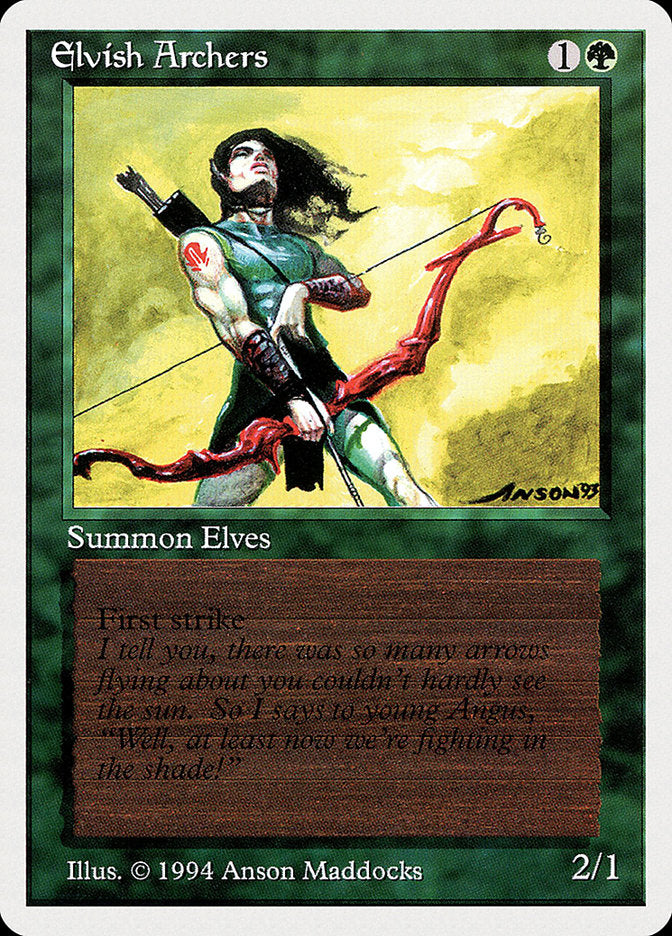 Elvish Archers [Summer Magic / Edgar] | Jomio and Rueliete's Cards and Comics